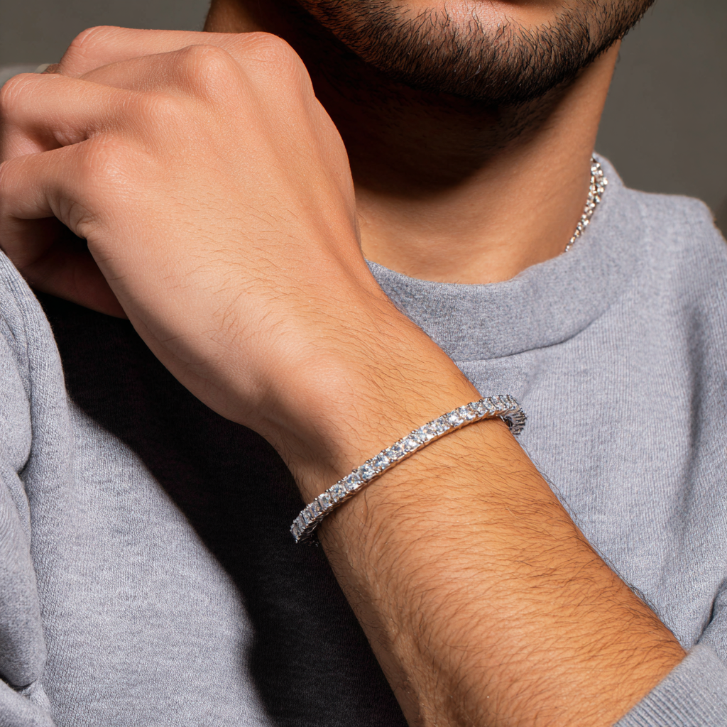 Tennis Bracelet with diamonds "Celest" 3mm